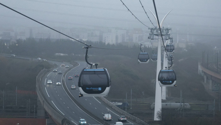 U Parizu otvorena najveća žičara u Evropi koja povezuje četiri grada u regionu Il de Frans