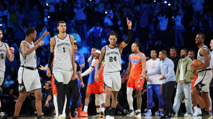 Vembanjama "srušio" Oklahomu i odveo San Antonio na megdan Niksima u finalu NBA kupa