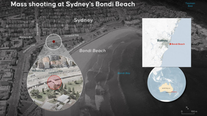 Svi detalji napada u Sidneju: U pucnjavi na čuvenoj plaži stradalo 10 osoba, muškarac razoružao napadača (VIDEO)
