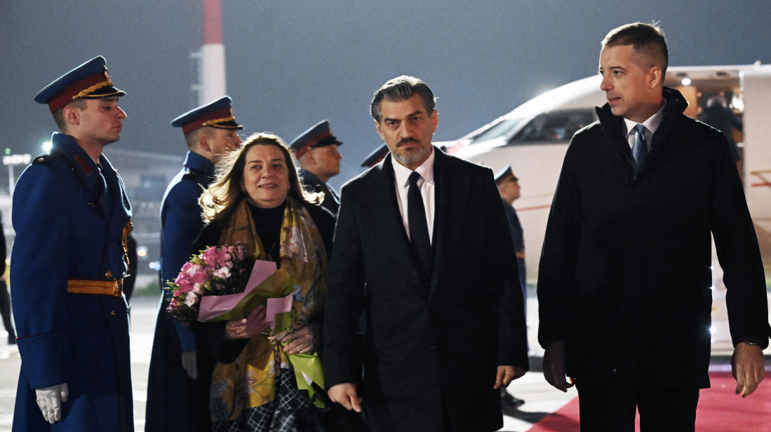 Đurić dočekao predsednika Gruzije Mihaila Kavelašvilija na aerodromu "Nikola Tesla"