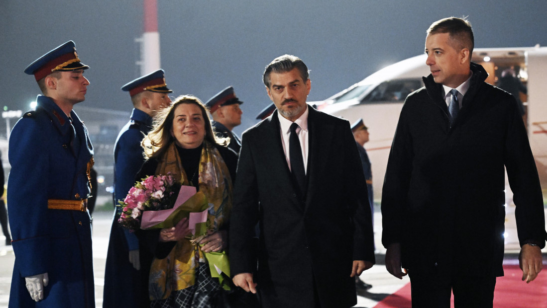 Đurić dočekao predsednika Gruzije Mihaila Kavelašvilija na aerodromu "Nikola Tesla"