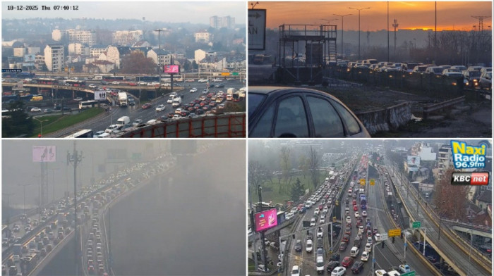 Saobraćajni kolaps u Beogradu: Gužve na Autokomandi, Gazeli i autoputu