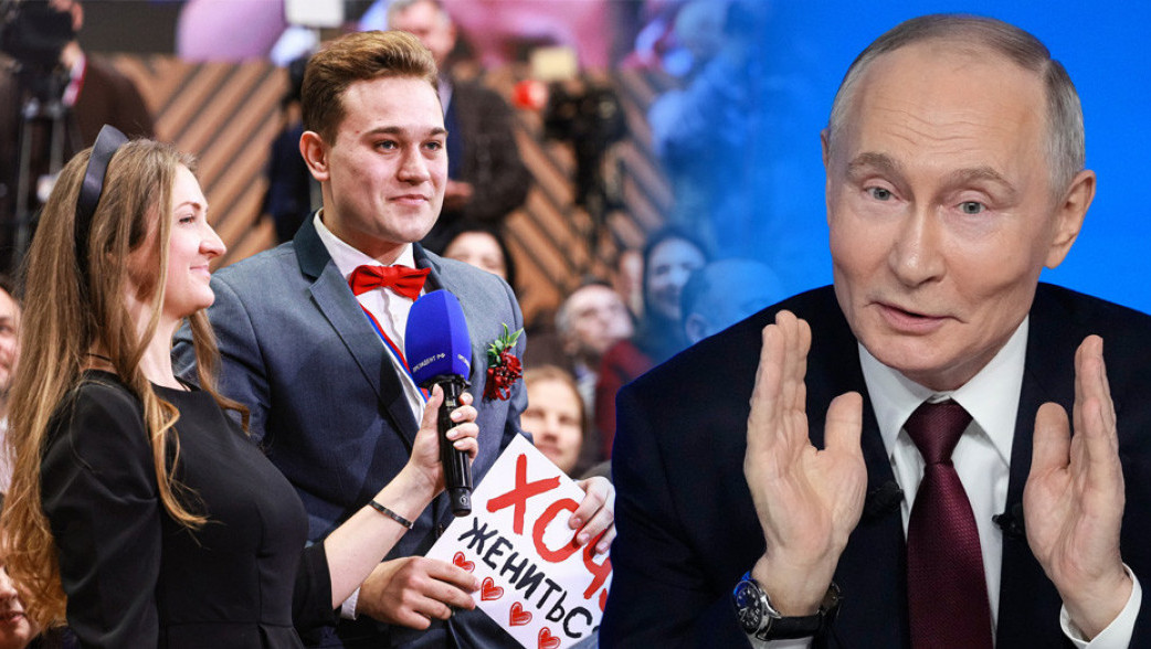 Novinar zaprosio devojku u programu "Direktna linija" sa Putinom, pa pozvao ruskog predsednika na venčanje