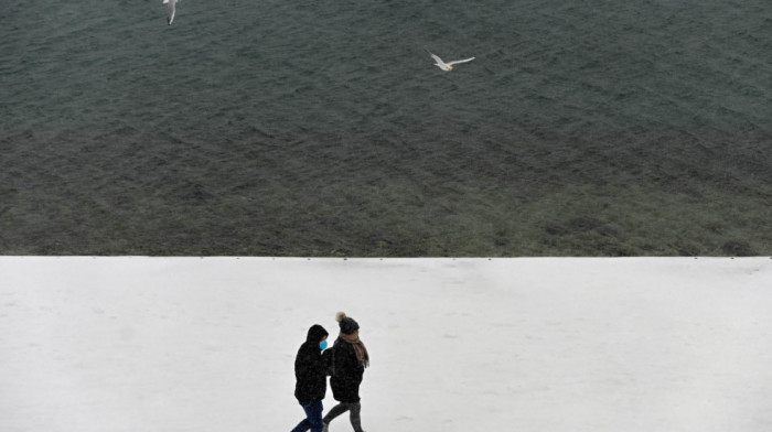 U Ohridskom jezeru postavljena podvodna novogodišnja jelka