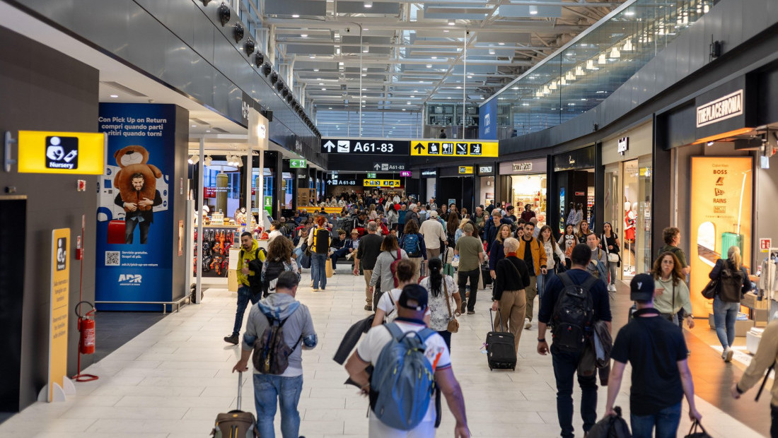 Rimski aerodrom Fjumičino zabeležio rekordnih 50 miliona putnika