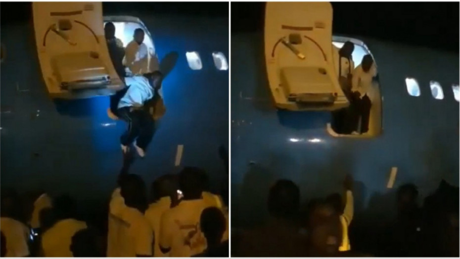 Putnici u Kongu zbog nedostatka stepenica iskakali iz aviona sa tri metra visine