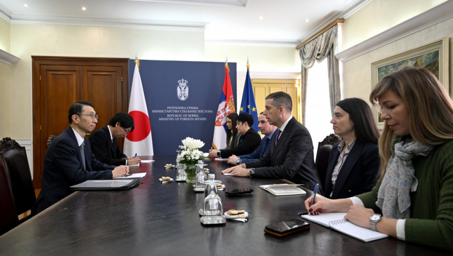 Đurić sa Imamurom: Dinamičan razvoj ekonomske saradnje Srbije i Japana