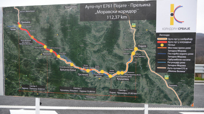 Ferguson: Moravski koridor spona između svih delova Srbije, radujemo se novim projektima