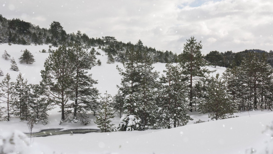 Na Zlatiboru najhladnije, Beograd se sprema za nove snežne padavine