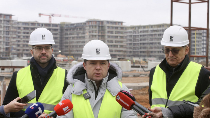 Jerinić na gradilištu Ekspa: Sedam novih saobraćajnih linija za potrebu izložbe (FOTO)