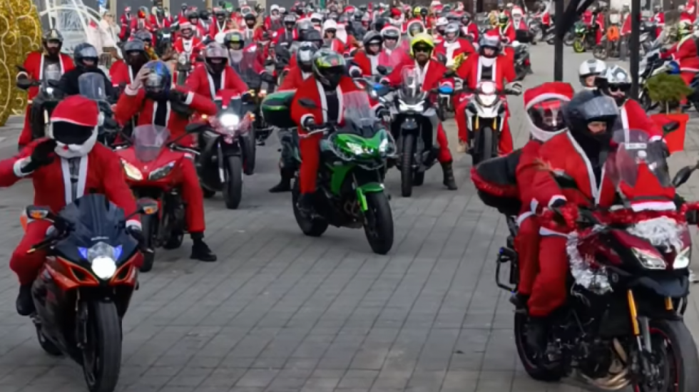 Moto Deda Mrazovi i ove godine u humanitarnoj akciji (VIDEO)