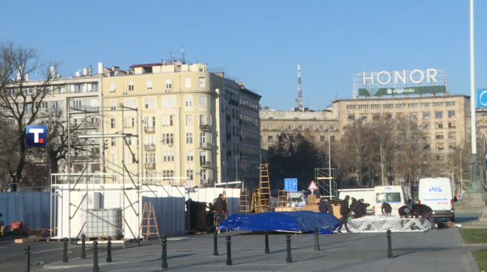 Kako izgleda prostor ispred Narodne skupštine nakon uklanjanja šatora: Saobraćaj se očekuje od 5. januara (VIDEO)