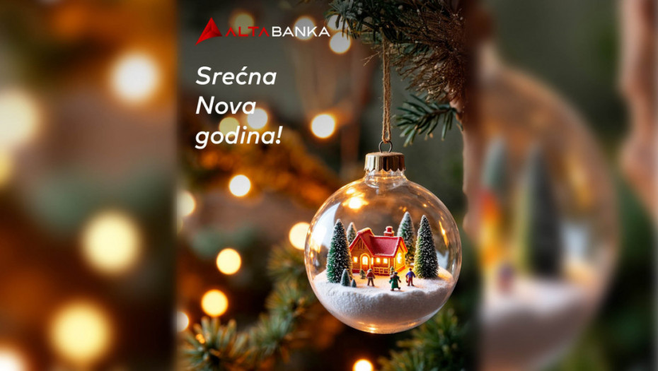 ALTA Banka čestita Novu godinu: Neka donese sigurnost i nove razloge za optimizam