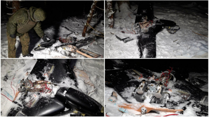 Rusija pokazala oboreni dron koji je korišćen u ukrajinskom napadu na rezidenciju Vladimira Putina