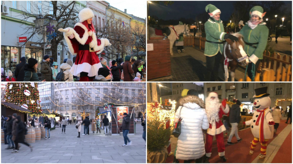 Novogodišnja atmosfera u gradovima širom Srbije: Centar Beograda pun ljudi, koncerti i kućice privlače posetioce