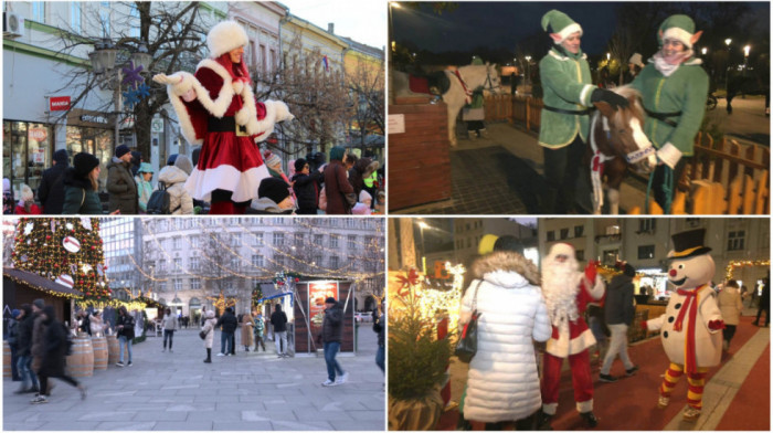 Novogodišnja atmosfera u gradovima širom Srbije: Centar Beograda pun ljudi, koncerti i kućice privlače posetioce