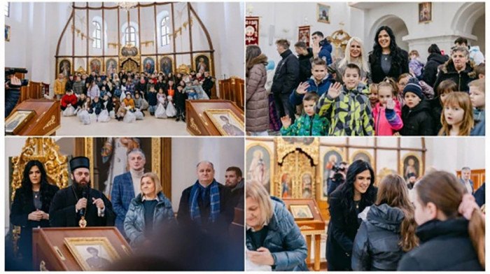 Srpskoj deci u Dalju podeljeni božićni paketići: Fondacija "Sveta Petka" razveselila najmlađe pred praznik