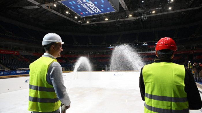 Kešelj i Jelenić se nadaju medalji: Počelo punjenje bazena u "Areni"