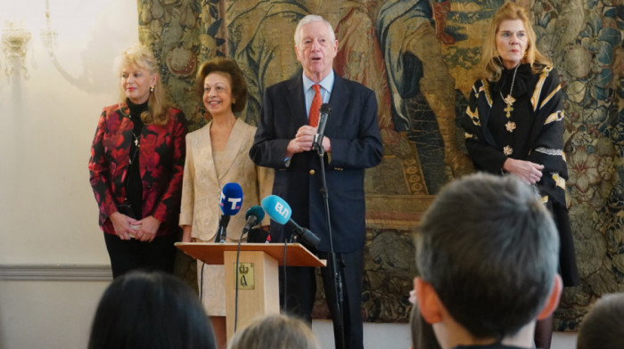 Božićni prijem u Belom dvoru: Karađorđevići tradicionalno ugostili decu