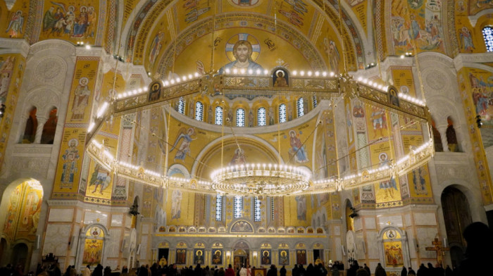 Predstavljen Svetosavski triptih u Hramu Svetog Save