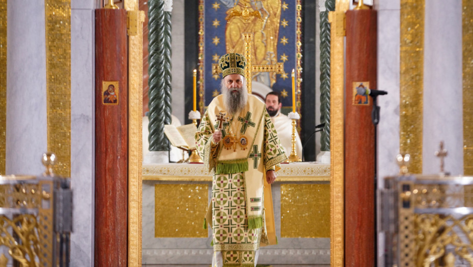 U Hramu Svetog Save počela božićna liturgija koju služi patrijarh srpski Porfirije