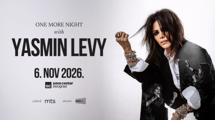 Povratak svetske dive u Sava centar: Jasmin Levi 6. novembra u Plavoj dvorani