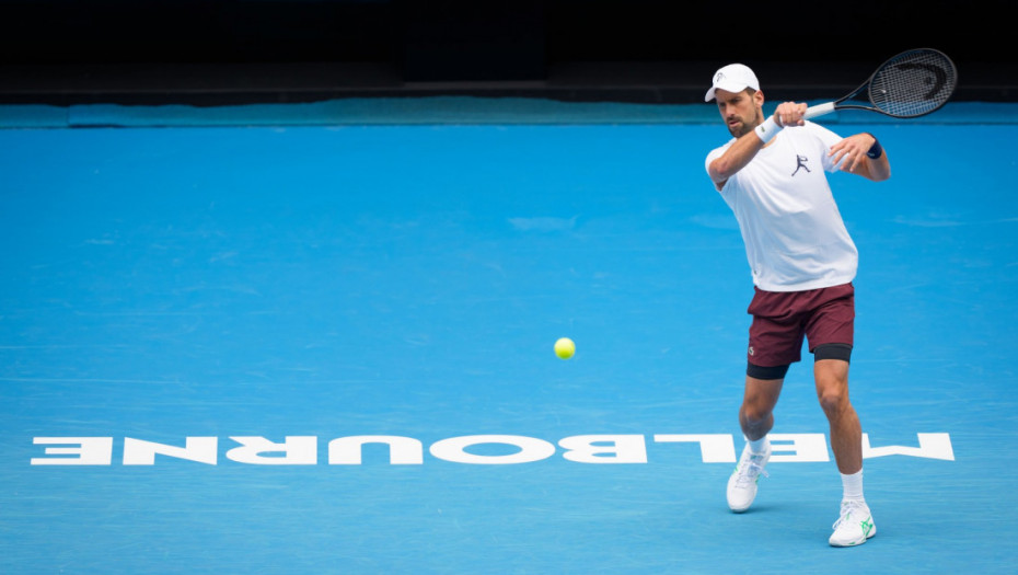 Bliži se početak Australijan opena: Đoković odradio prvi trening u Melburnu