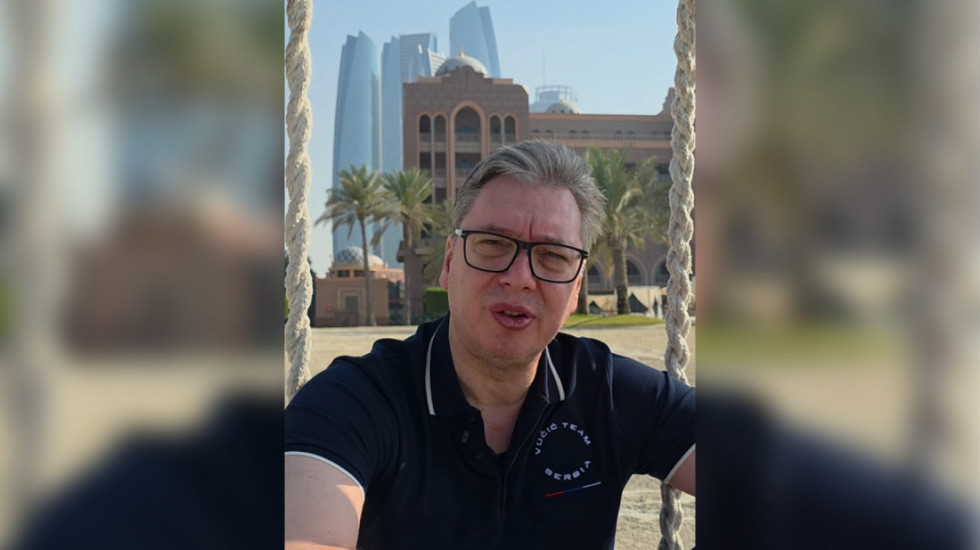 Vučić iz Abu Dabija: Pred Srbijom je, u ekonomskom smislu, odlična godina