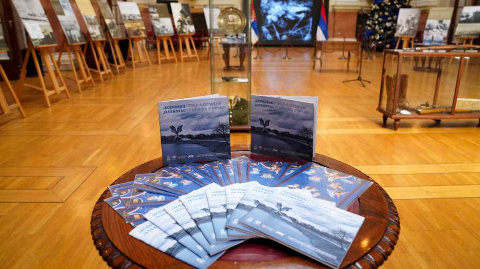 U Skupštini Srbije otvorena izložba "Jasenovac - trajna opomena"