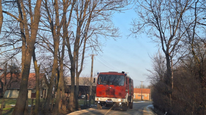 Požar na savskom nasipu: Gori trava, šiblje i nisko rastinje