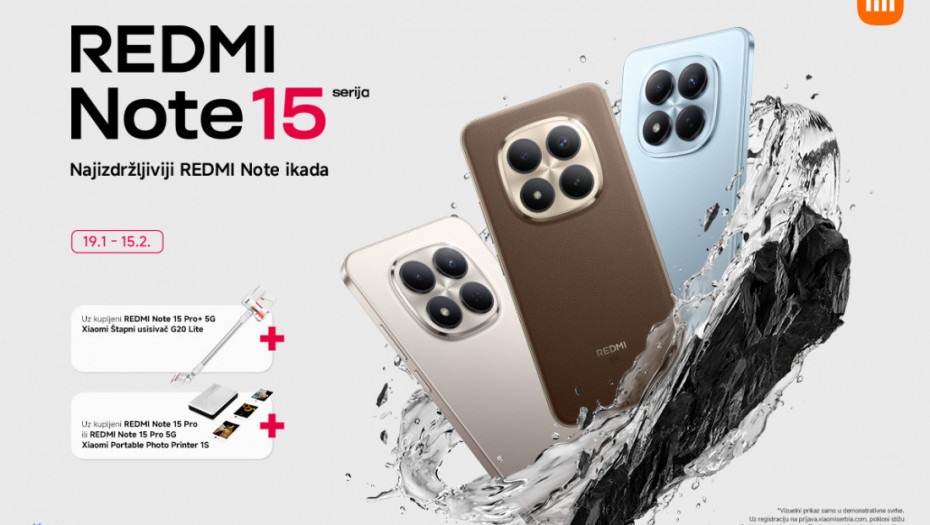Xiaomi predstavlja Redmi Note 15 seriju: Spoj vrhunske izdržljivosti i pametne fotografije