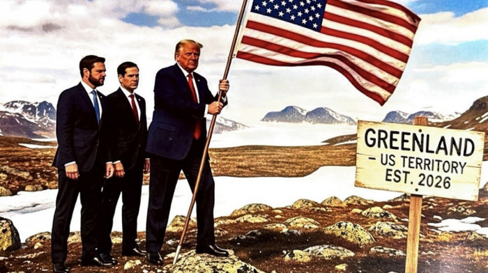 "Grenland - američka teritorija od 2026": Tramp ponovo provocira, ovoga puta kolorizovano