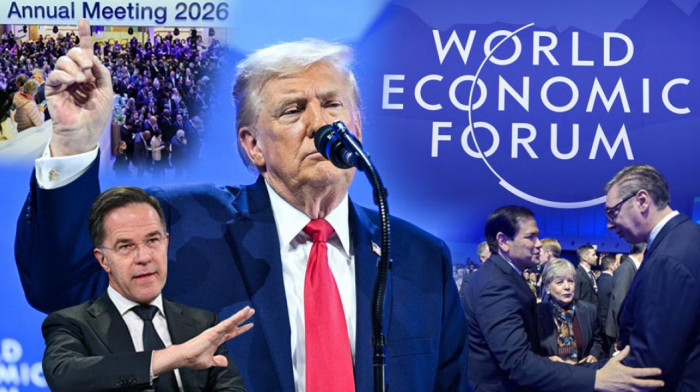 FORUM U DAVOSU POSLE TRAMPOVOG GOVORA Predsednik SAD odustao od uvođenja tarifa evropskim zemljama