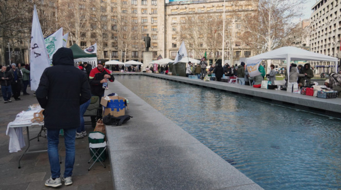 Studenti u blokadi nastavili prikupljanje potpisa za raspisivanje vanrednih izbora