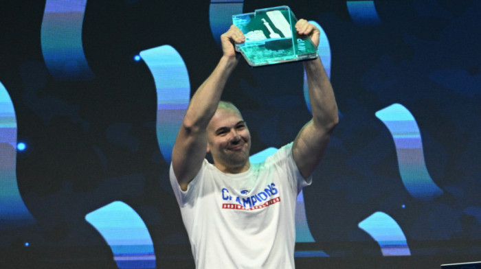 Srpski vaterpolista Dušan Mandić najkorisniji igrač (MVP) finala Evropskog prvenstva