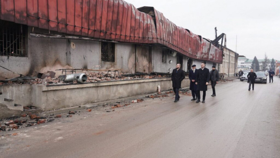 Ministar Zukorlić u Novom Pazaru nakon požara u Industrijskoj zoni i Medresi Gazi Isa-beg