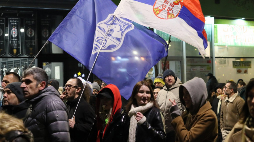 Skup "U znanju je moć" ispred Rektorata: Bojkot nastave dela studenata nekoliko fakulteta u Beogradu