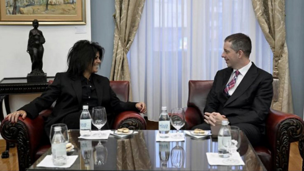 Ministar Đurić ugostio izraelsku pevačicu Jasmin Levi, koja je i srpska državljanka