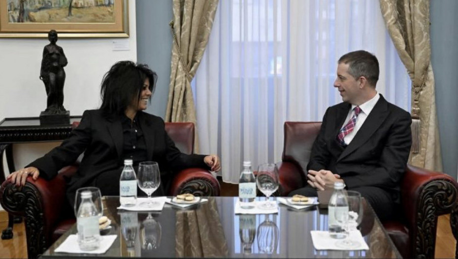 Ministar Đurić ugostio izraelsku pevačicu Jasmin Levi, koja je i srpska državljanka