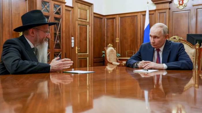 Putin se sastao s glavnim rabinom Rusije Lazarom povodom Nedelje sećanja na Holokaust