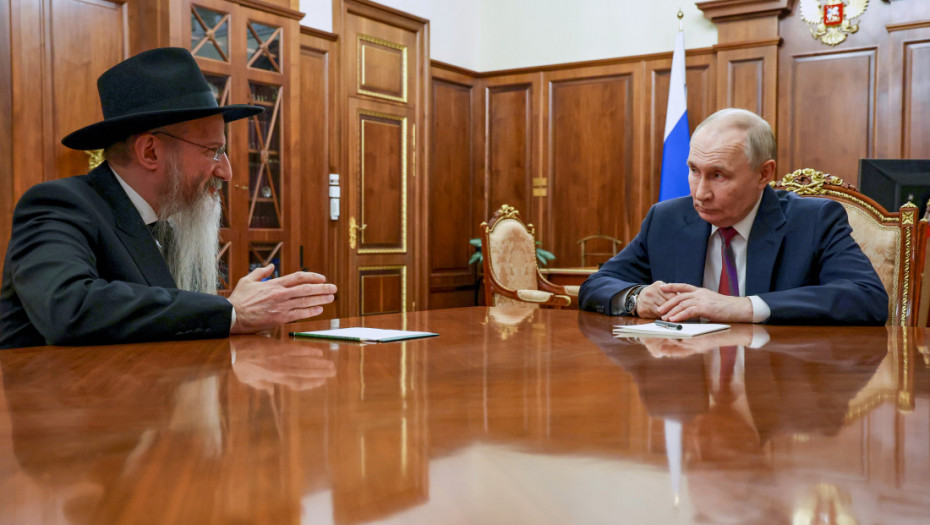 Putin se sastao s glavnim rabinom Rusije Lazarom povodom Nedelje sećanja na Holokaust