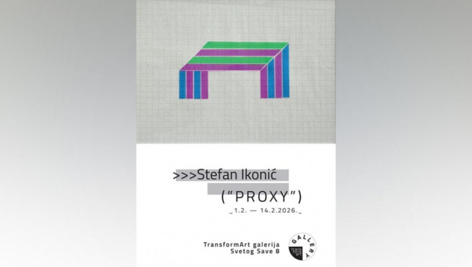 "Proxy" u TransformArt galeriji: Izložba radova Stefana Ikonića koji se neprestano menjaju pred očima posmatrača
