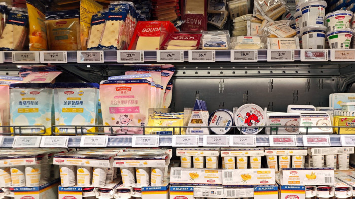 Kina smanjuje predložene carine na neke mlečne proizvode iz EU