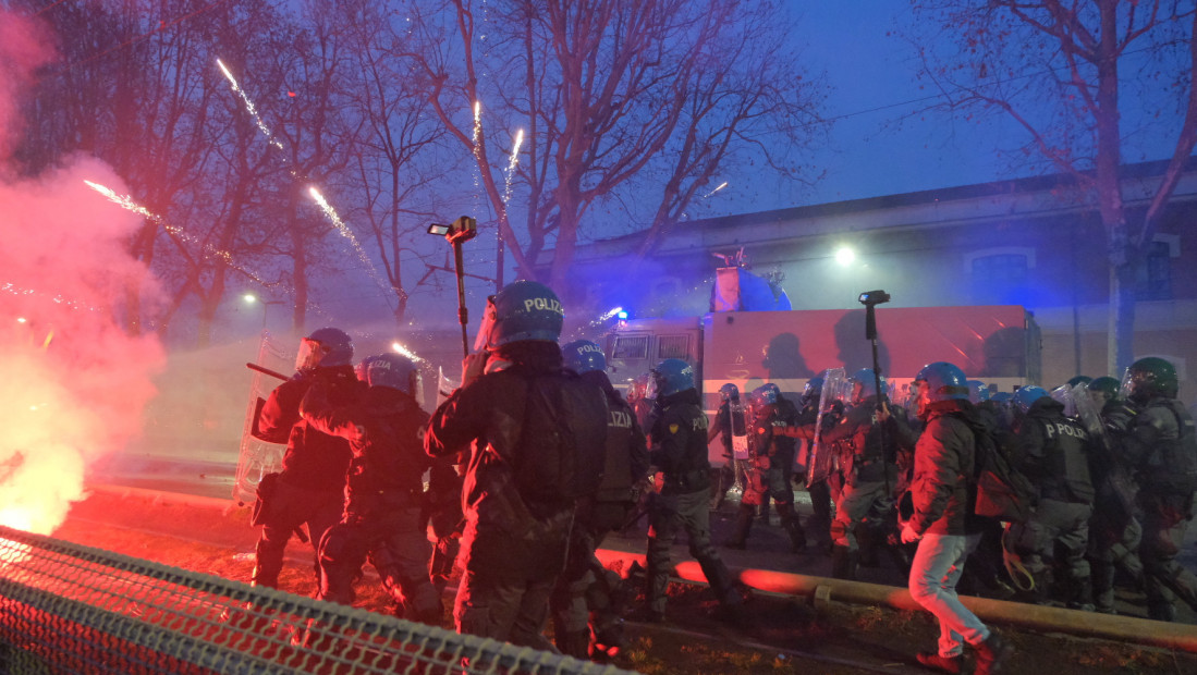 Torino: Sukobi na protestu zbog zatvaranja društvenog centra Askatasuna