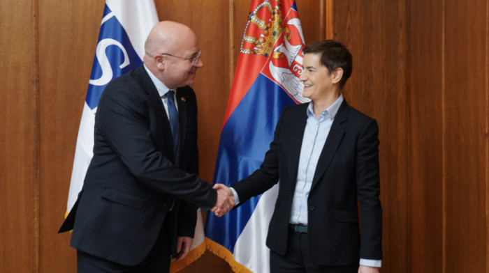 Brnabić razgovarala sa šefom Misije OEBS-a u Srbiji Marselom Peškom