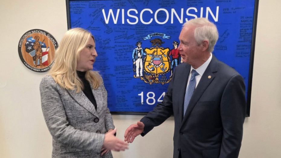 Cvijanović razgovarala s američkim senatorom Džonsonom o ekonomiji i bezbednosti