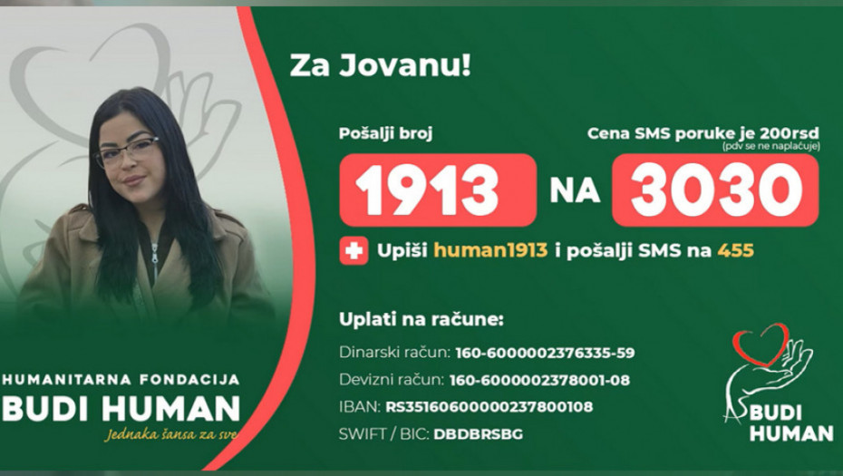 Pomozimo Jovani da što pre ode na transplantaciju jetre