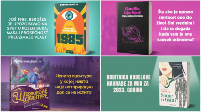 Vulkan izdavaštvo – najvažniji februarski naslovi: „1985“, „Knjiga o drugom mestu“ i nova avantura Džeronima Stiltona