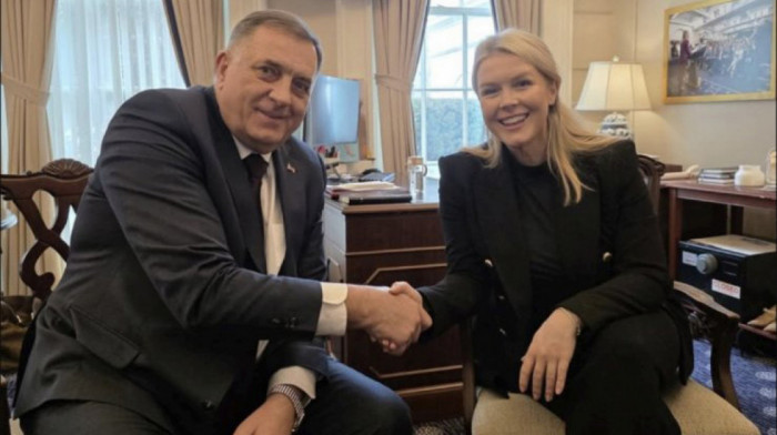 Dodik, Cvijanović i Trišić Babić se sastali s portparolkom Bele kuće Kerolajn Livit
