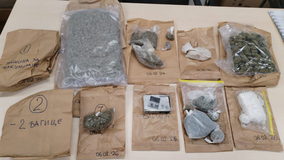 Marihuana, kokain i heroin zaplenjeni u Nišu, trojica uhapšena